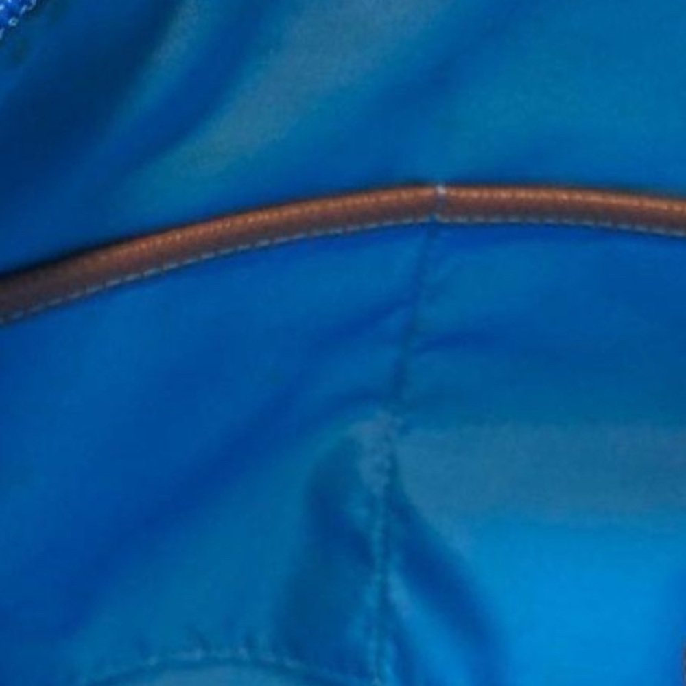 COACH WOMEN'S SAWYER CANVAS CROSSBODY MINERAL BLUE BAG 
AUTHENTIC - Picture 6 of 9